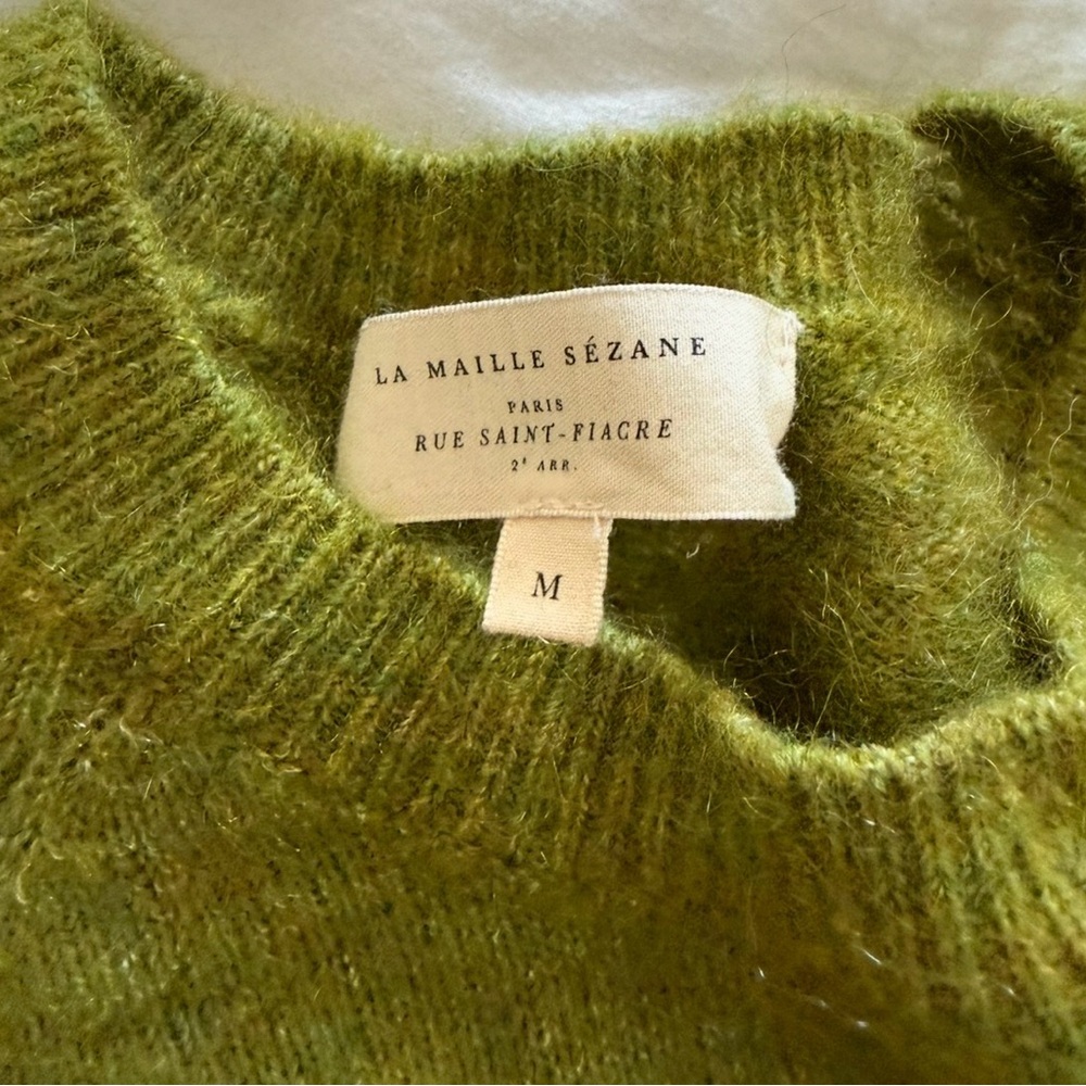 Sezane Green Women's Sweater